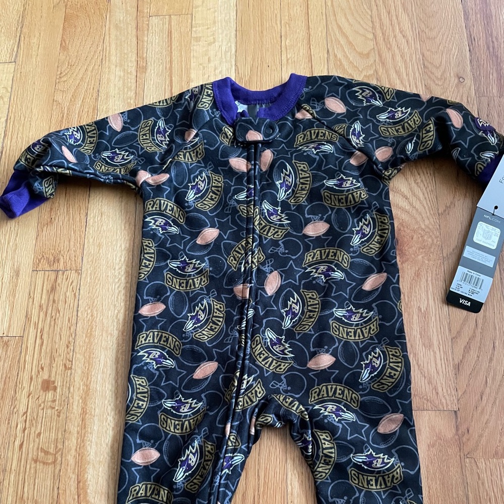 NFL Ravens Baby Sleeper NWT